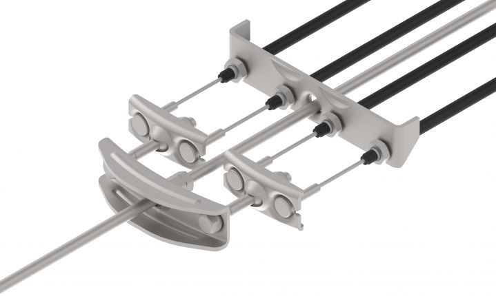 Balance cpl. for tandem chassis