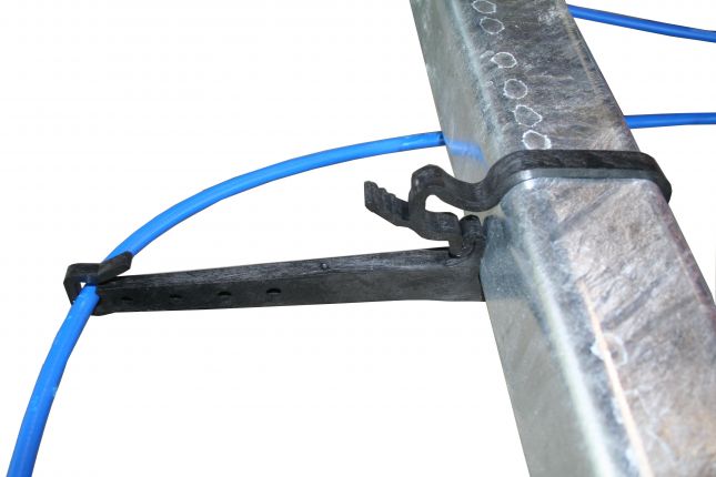 Cable pull holder for axle tube