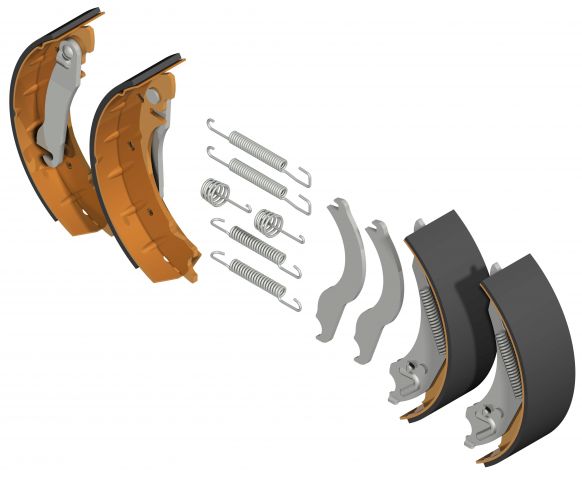 Brake shoe set