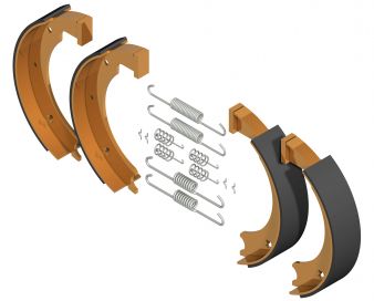 Brake shoe set