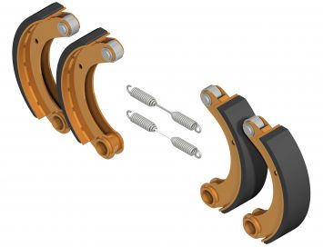 Brake shoe set