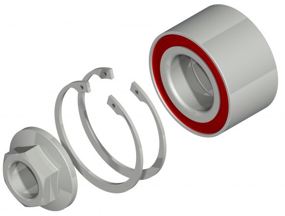 Angular contact ball bearings Ø 64 mm