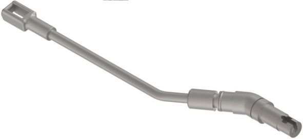 Pull cable adapter, cranked 30°