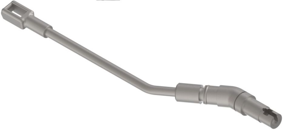 Pull cable adapter, cranked 30°