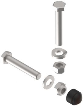 Screw set for ball coupling