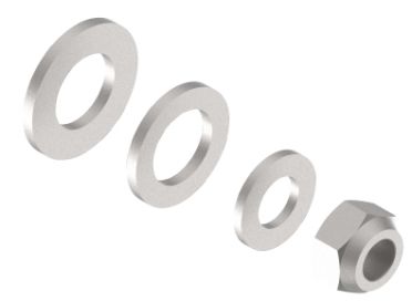 Screw set handbrake lever