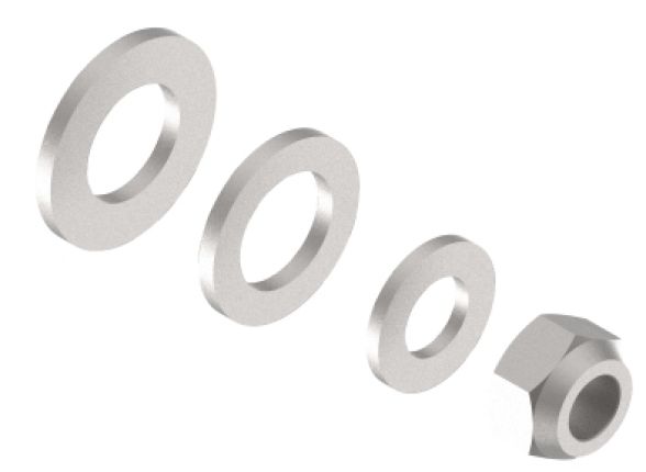 Screw set handbrake lever