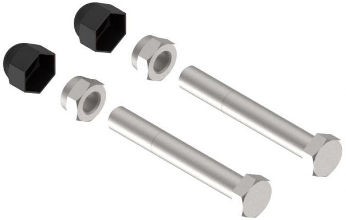 Screw set for ball coupling