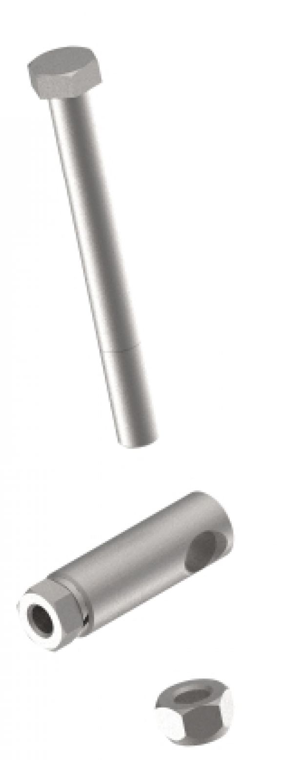 Screw set shock absorber