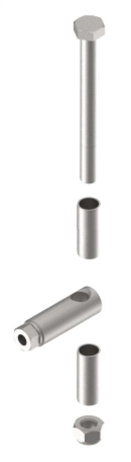 Screw set shock absorber