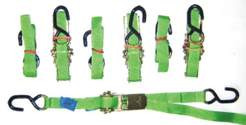 Motorcycle set packed