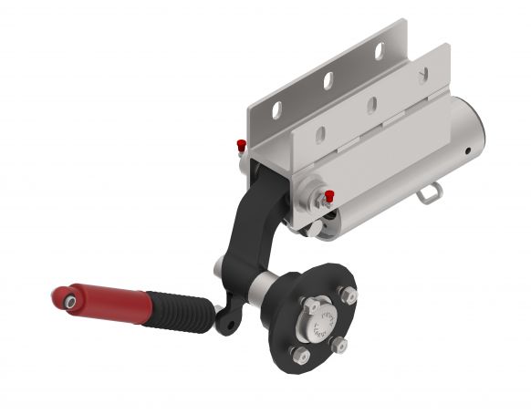 Spiral spring axle KLL4