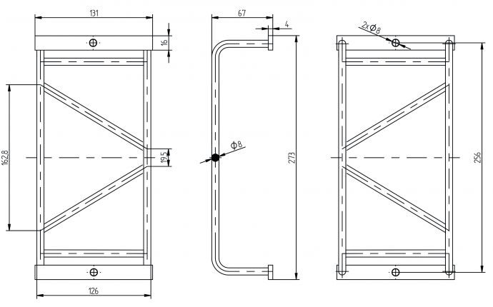 Lamp protection grille