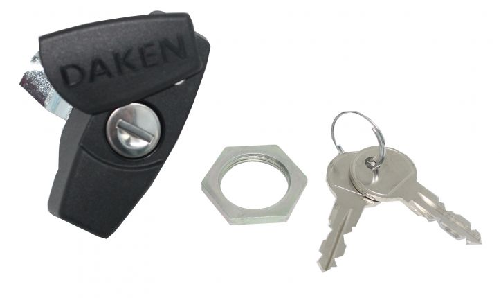 Closure with lock cover