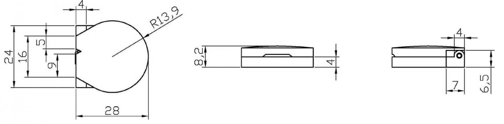 Snap covers lid for budget lock