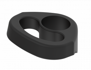 Manoeuvring handle for support wheel Ø 60 mm