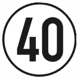 Speed sign