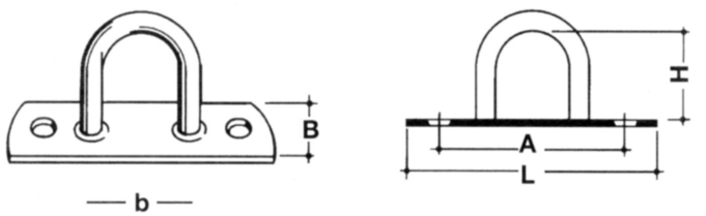 U-bolt bracket clamp