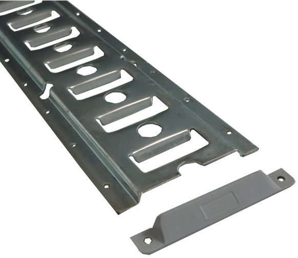 Slotted hole - anchor rail