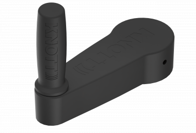 Ergonomic hand crank