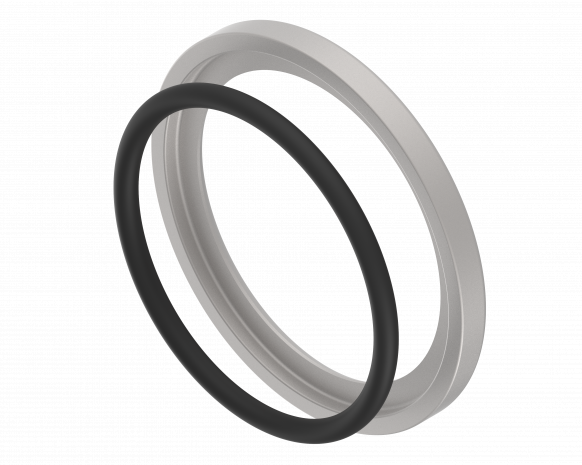 Stop ring with support ring