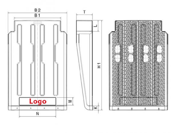 Truck mudguard apron SG