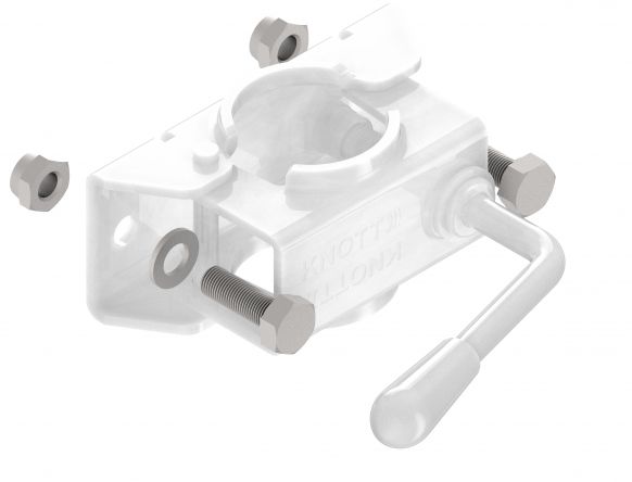 Screw set for support wheel holder