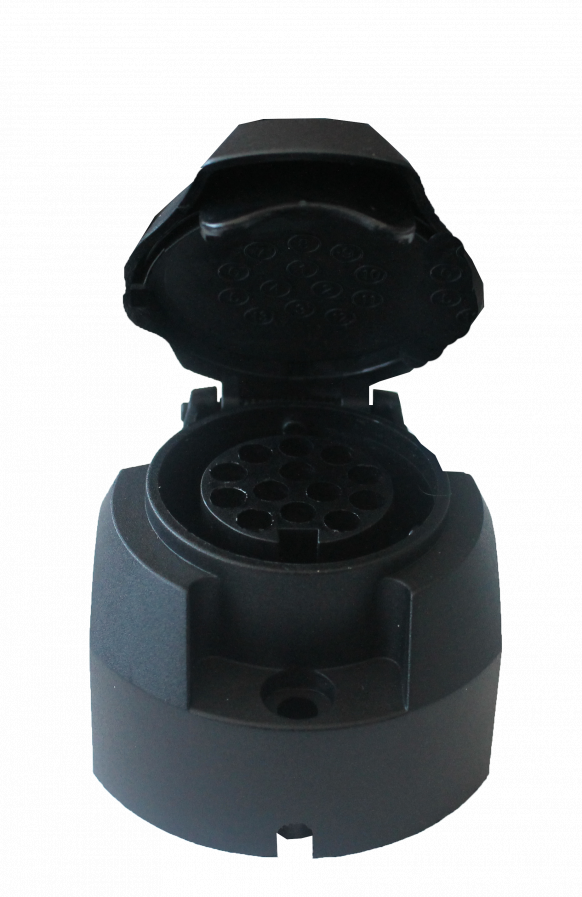 13-pole socket outlet