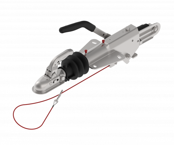 Overrun device flange