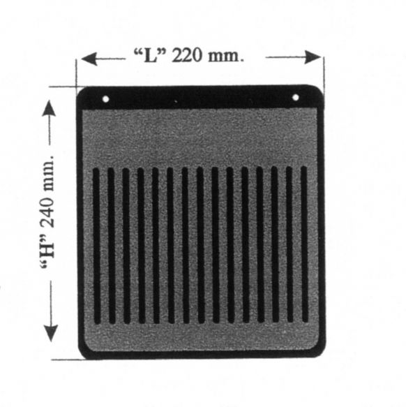 Mud flaps for car trailers