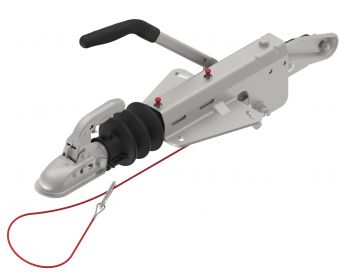 Overrun device flange