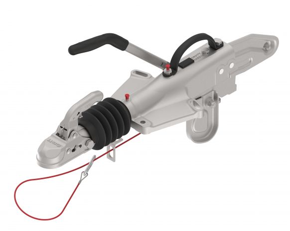 Overrun device flange