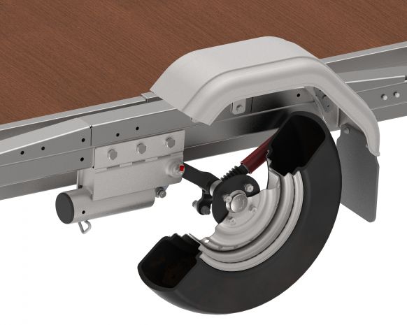 Spiral spring axle KLL4