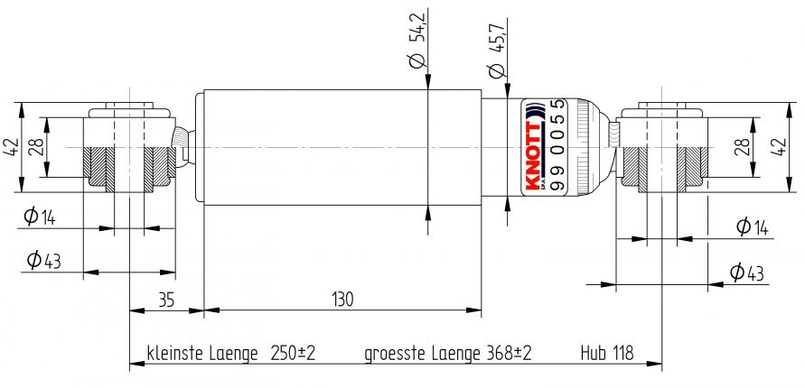 Shock absorber "Schwerlast"