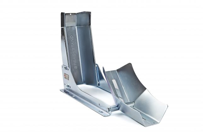 Motorcycle stand rail