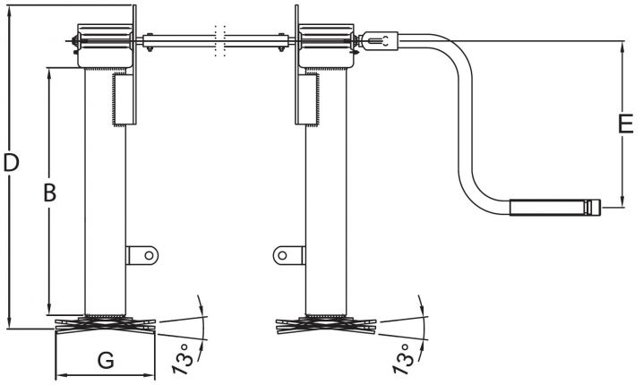 Support device DG2800