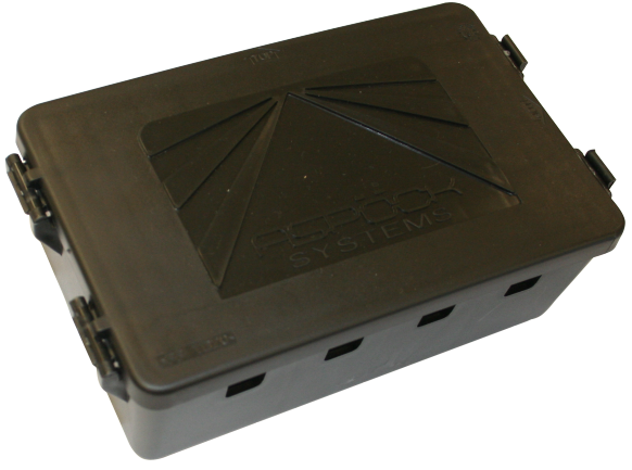 Distribution box with 8 connection options incl. grommet