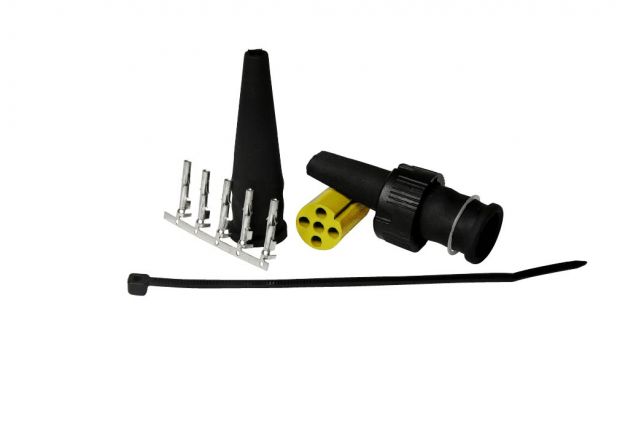 Bayonet connector 5-pole