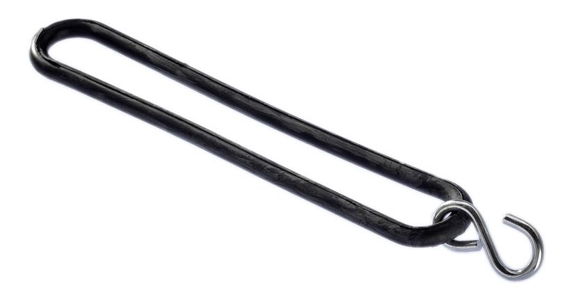 Rubber clamping ring with S-hook