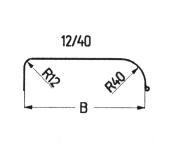 Mudguard- double-axle- sheet metal