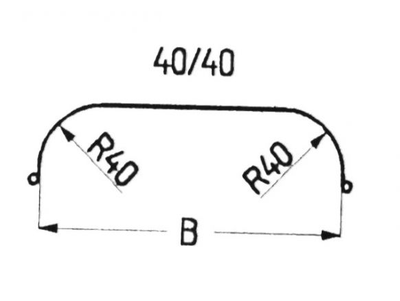 Mudguard- double-axle - sheet metal