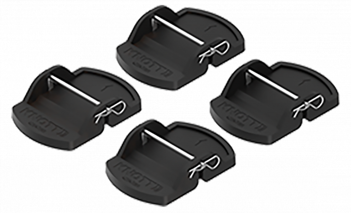 Set of support plates