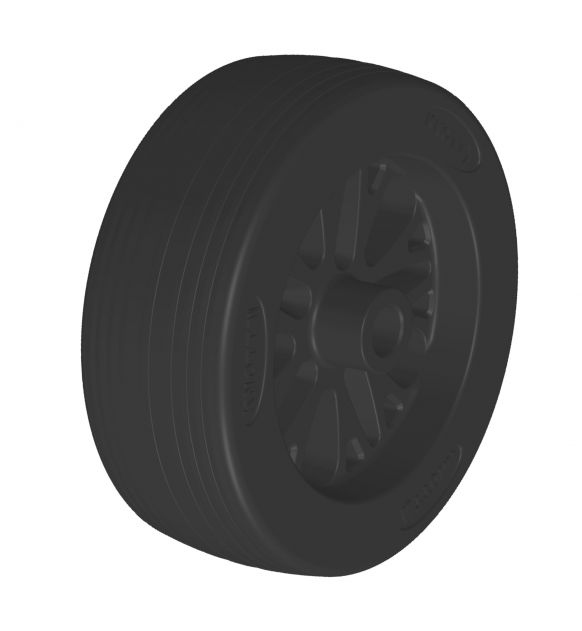 Plastic wheel